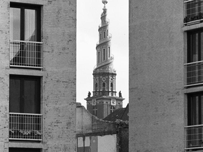 sort hvid, beton, Vor frelser