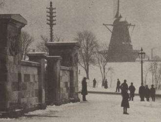 Indgangen til H. C. Ørstedsparken 1888